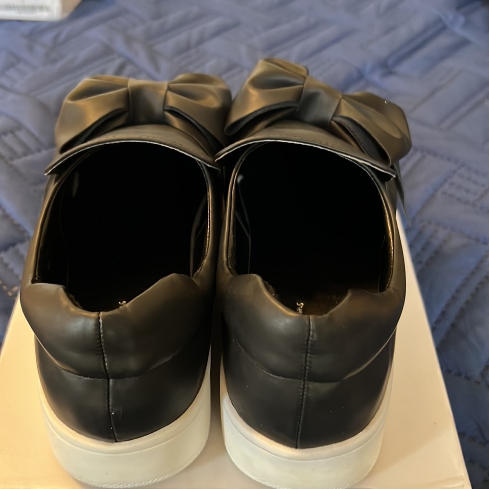 J. Adams black slip on box sneakers - Picture 2 of 3